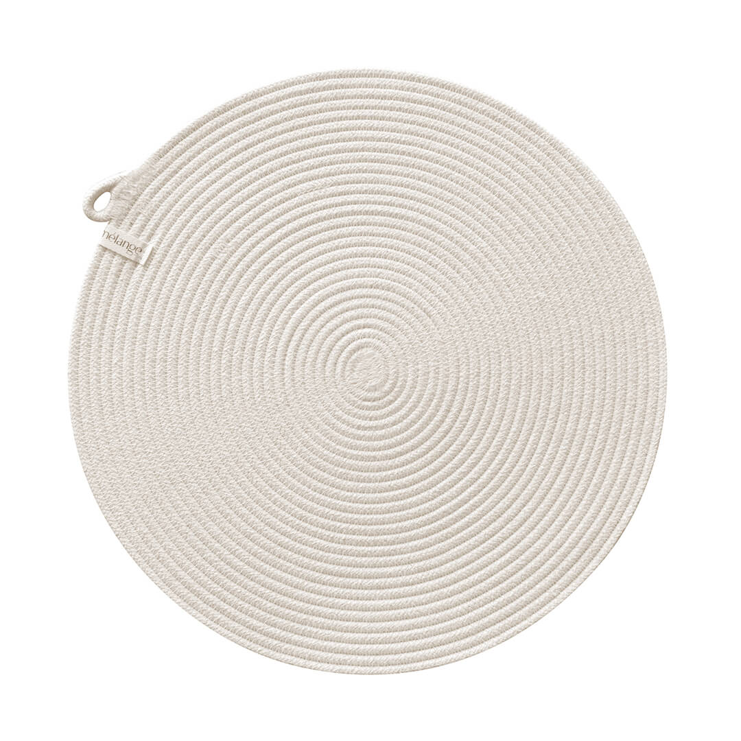 Mia Melange Placemat Ivory