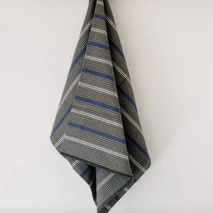 Mungo Honeycomb Cotton Tea Towel Grey