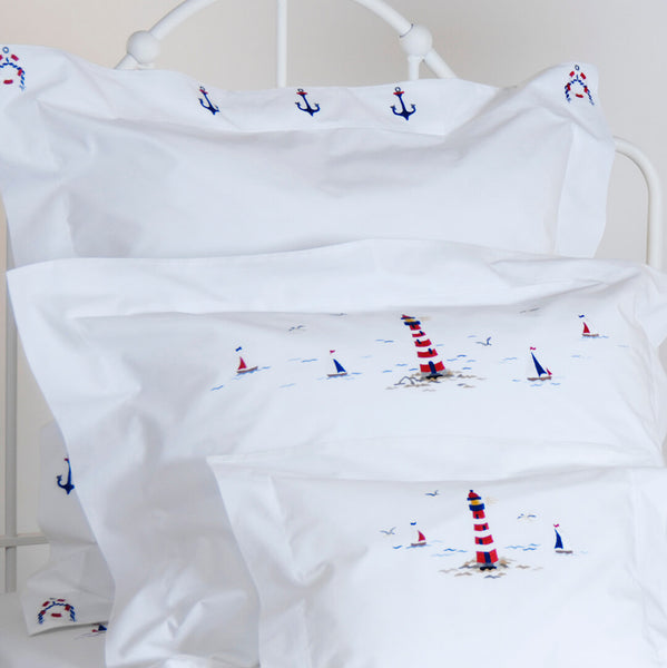 continental oxford pillowcase sailing away