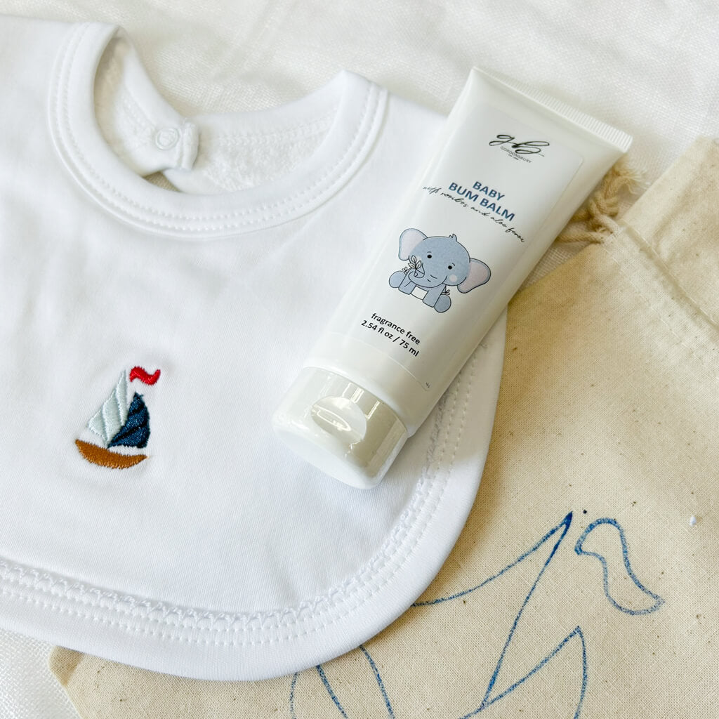 Baby Bib And Bum Balm Gift Set