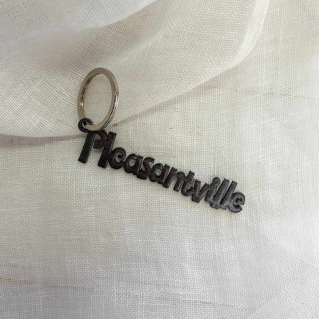 Silver Pleasantville Keyring