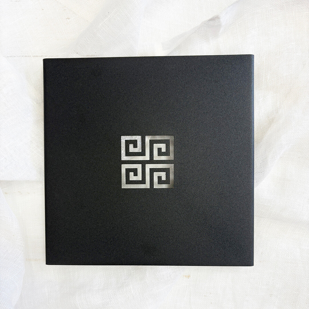 Tintown Geometric Steel Trivet in Black