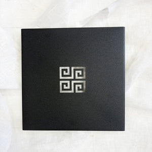Tintown Geometric Steel Trivet in Black
