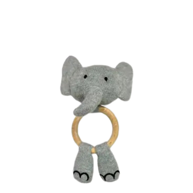 Viverano Organics Elephant Baby Rattle