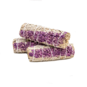 White Sage Smudge Sticks with Lavender