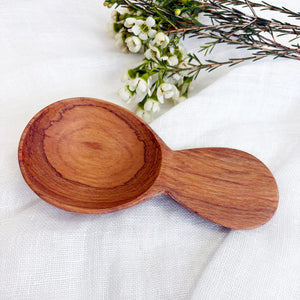 Luxury Wild Olive Wood Coffee Spoon | Artisan Kitchen & Gift