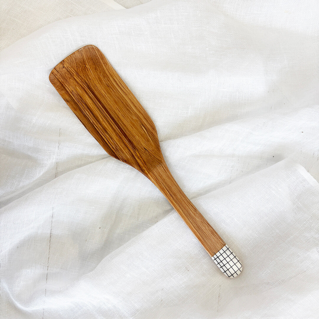Wild Olive Wood Spatula | Handmade Kenyan Wood Spatula