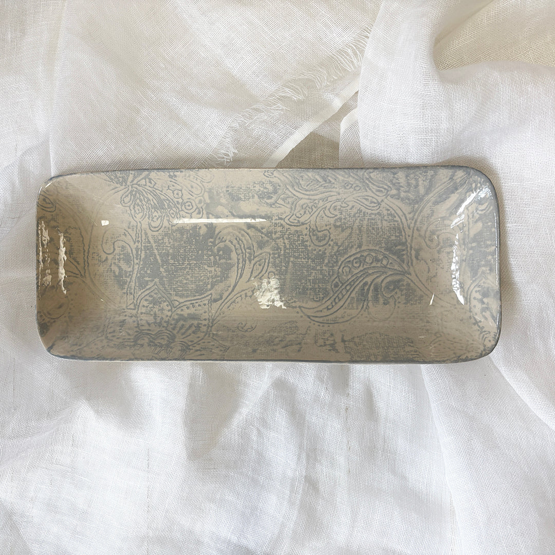 Wonki Ware Medium Duck Egg Rectangular Ceramic Platter
