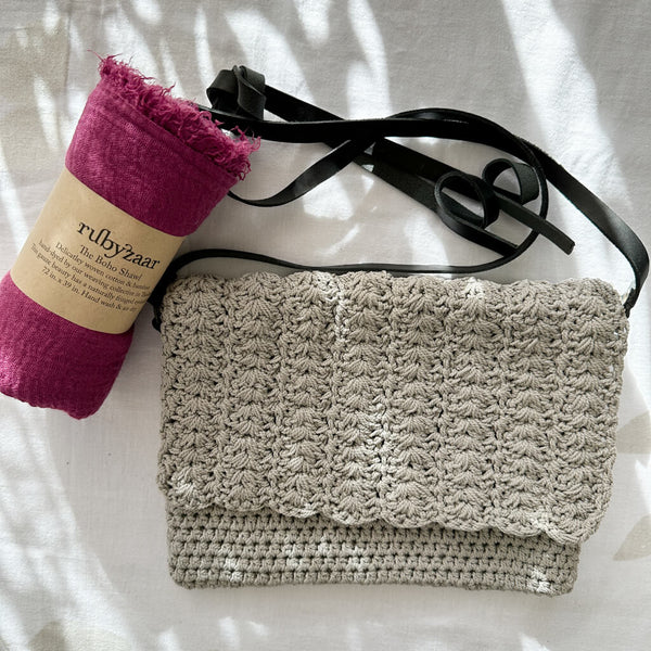 yemb handbag with rubyzaar scarf