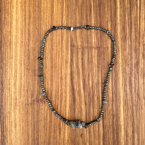 Beaded Labradorite Necklace