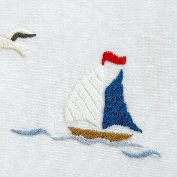 Crib Fitted Sheet Nautical