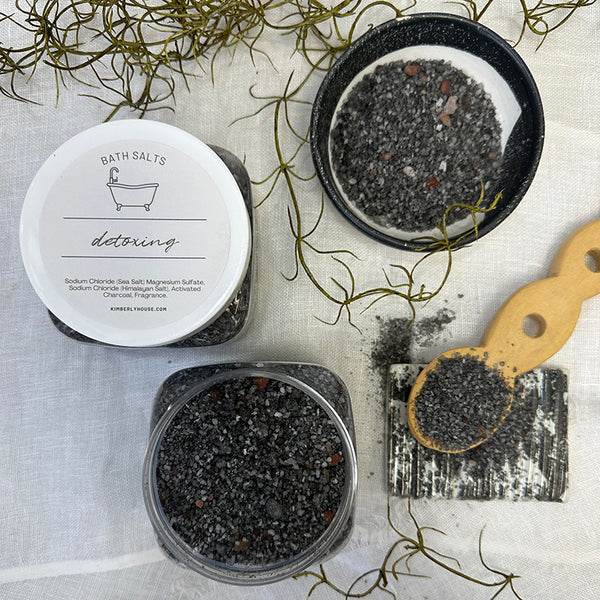 Detox Bath Salt With Activated Charcoal