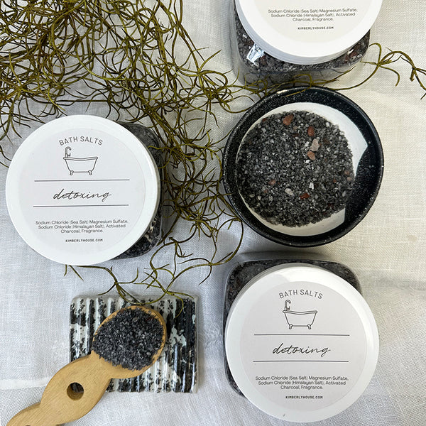 Detox Bath Salt With Activated Charcoal