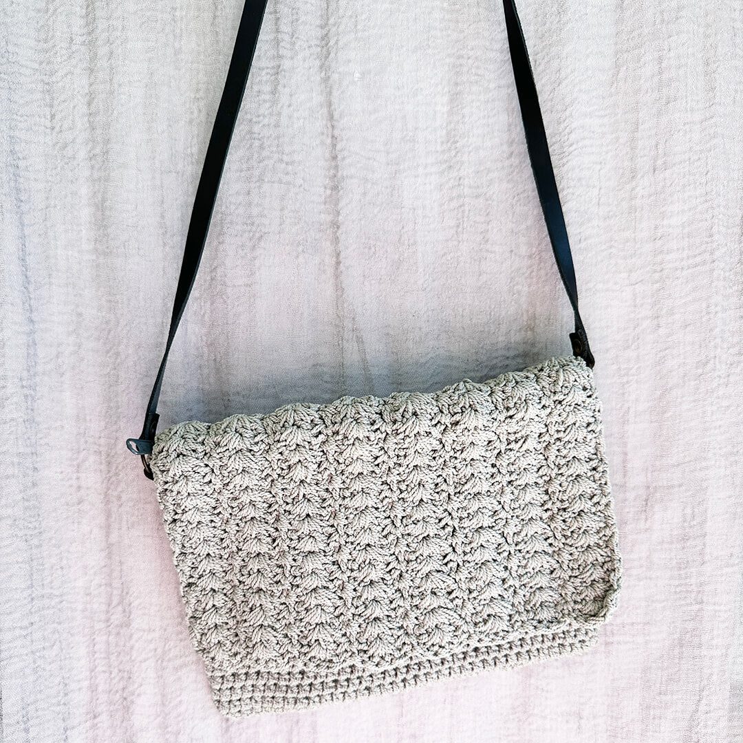 Hand Crochet Franschhoek Handbag Light Grey