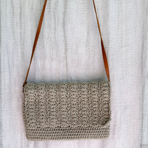 Hand Crochet Franschhoek Handbag Stone