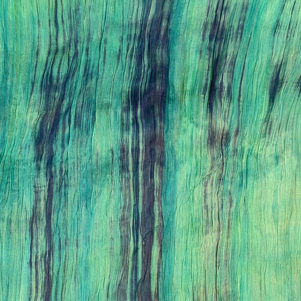 Lua Ocean Watercolor Silk Scarf