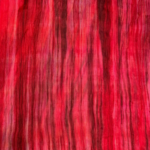 Lua Red Hibiscus Watercolor Silk Scarf