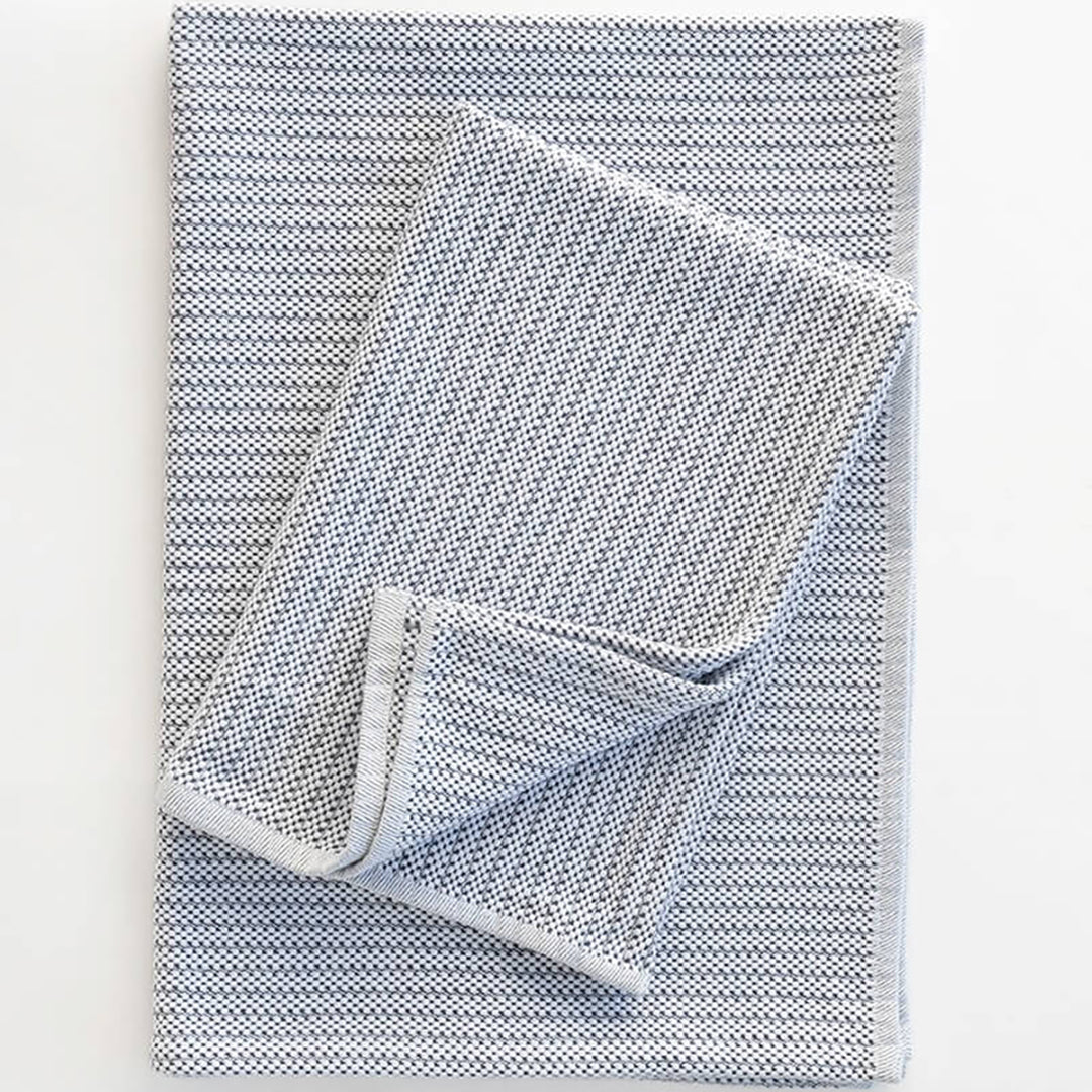 Mungo Rib Weave Bath Mat Grey