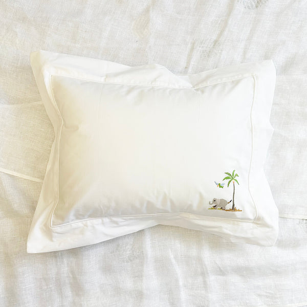 Boudoir Pillow Sham On Safari White