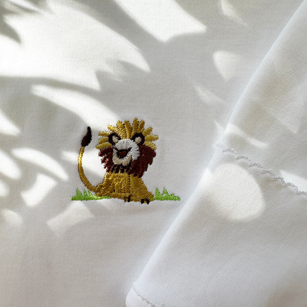 Pima Cotton Newborn Sleepsack with Lion