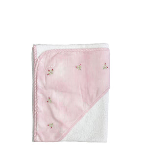 Baby Hooded Towel Rosebud Pink
