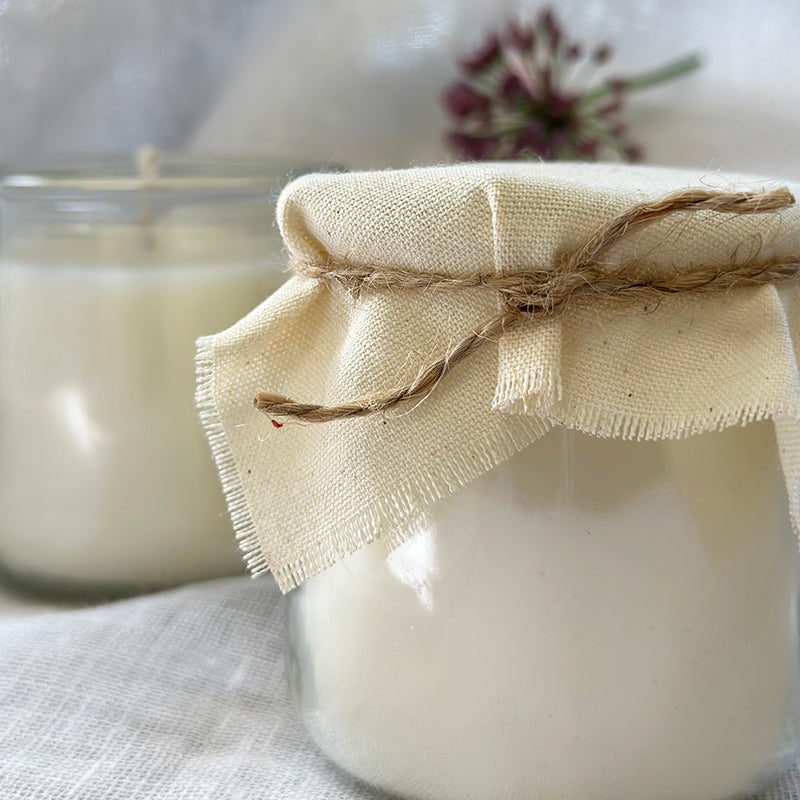 Scented Soy Wax Candle with Light Citrus Fragrance