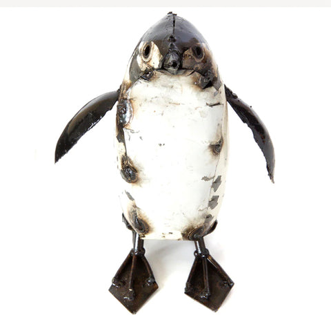 Recycled Metal Penguin Small
