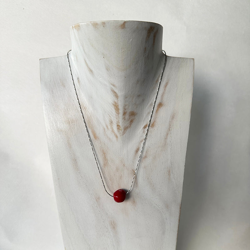 Red Precious Stone Necklace