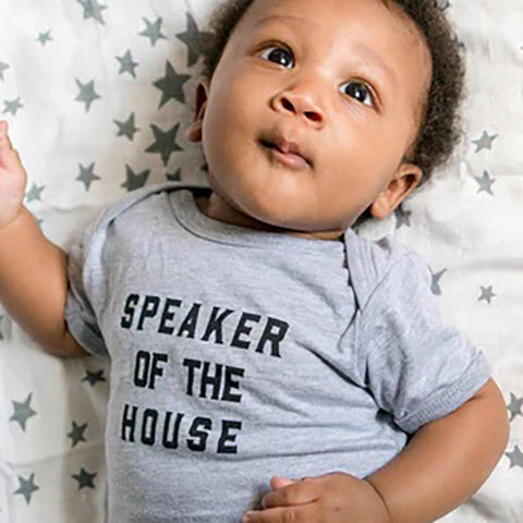 Love Bubby Speaker of the House Onesie 3-6 m