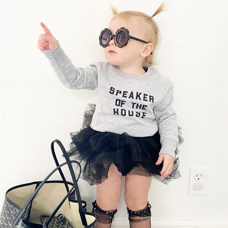 Love Bubby Speaker of the House Sweatshirt 2t