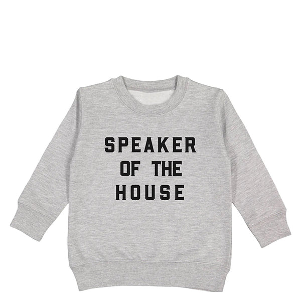 Love Bubby Speaker of the House Sweatshirt 2t