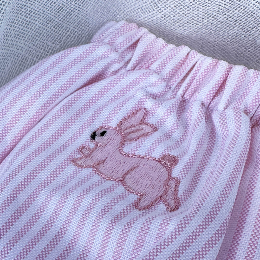 Diaper Cover Bunny Pink