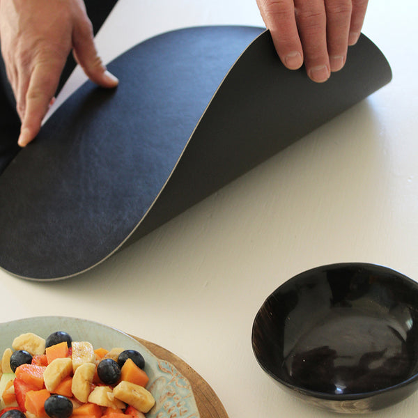 Via Deco Bauhaus Black Placemats 