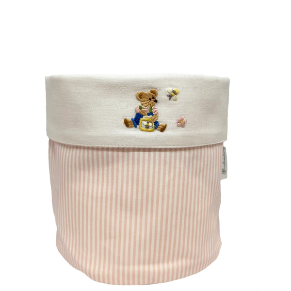 Baby Vanity Holders With Teddy Pink