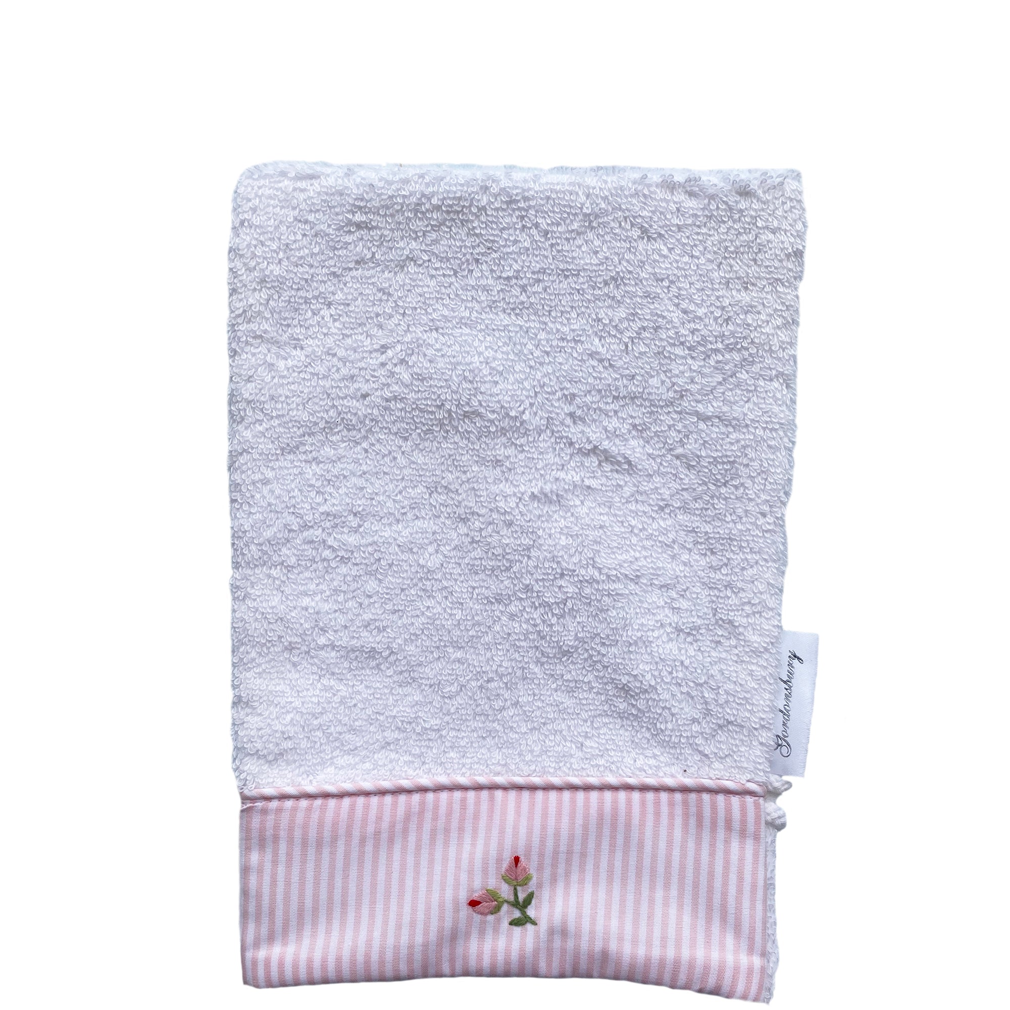 Baby Wash Mitt Rosebud Pink