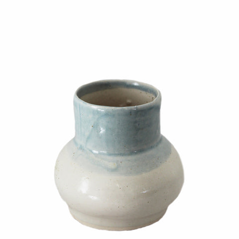 Ceramic Handmade Vase French Blue