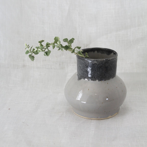 Ceramic Handmade Vase Charcoal