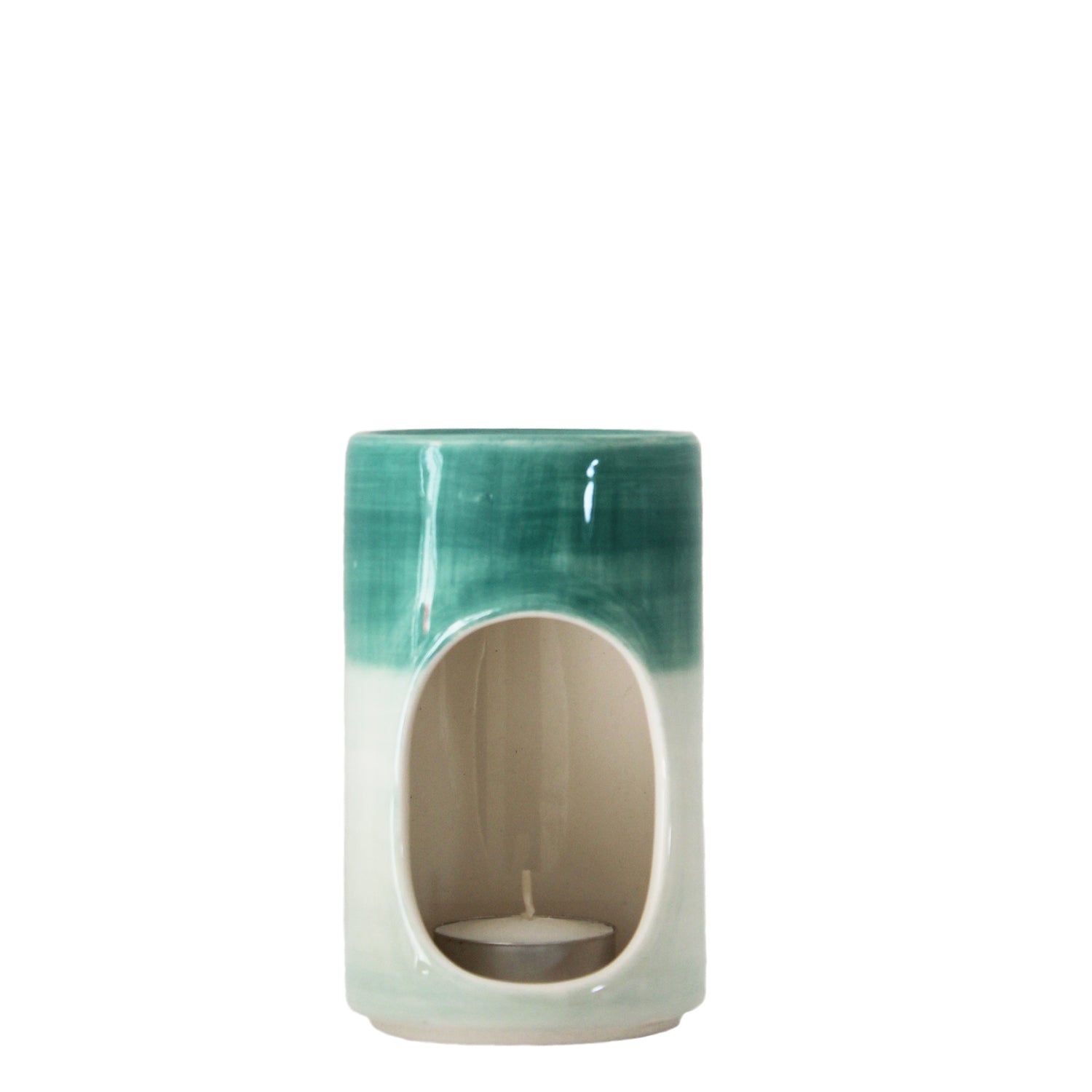 Ceramic Oil Burner Green