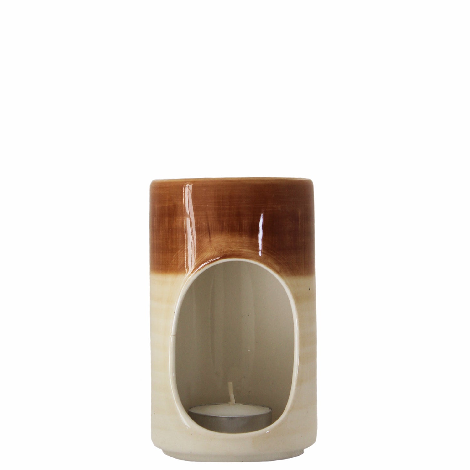 Ceramic Oil Burner Brown