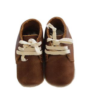 Soft Sole Baby Leather Shoes Brown