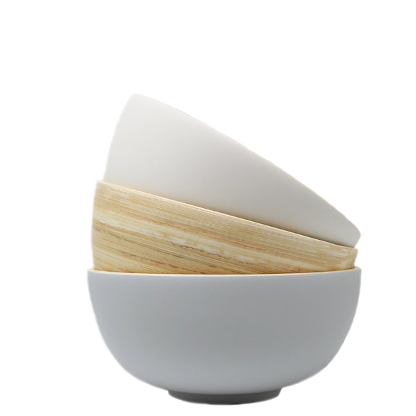 Bamboo Bowl White Small
