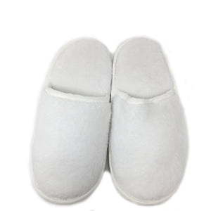 slippers soft cuddle fleece white small