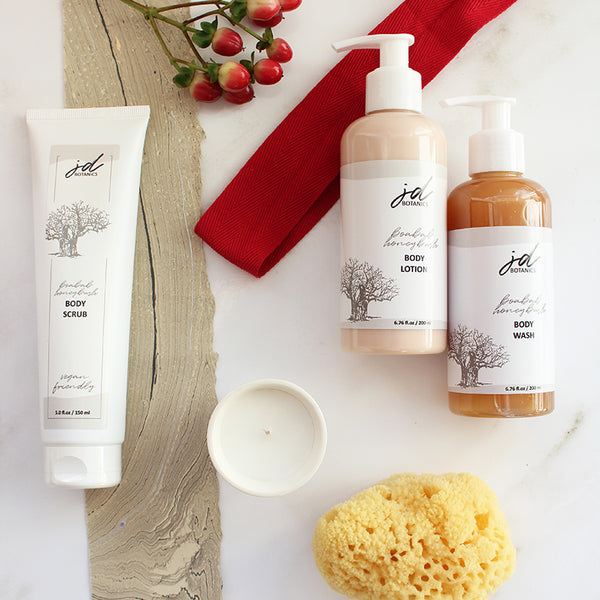 Home Spa Gift Set with Baobab and Honeybush