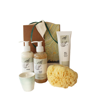 Home Spa Gift Set with Aloe and Lavender