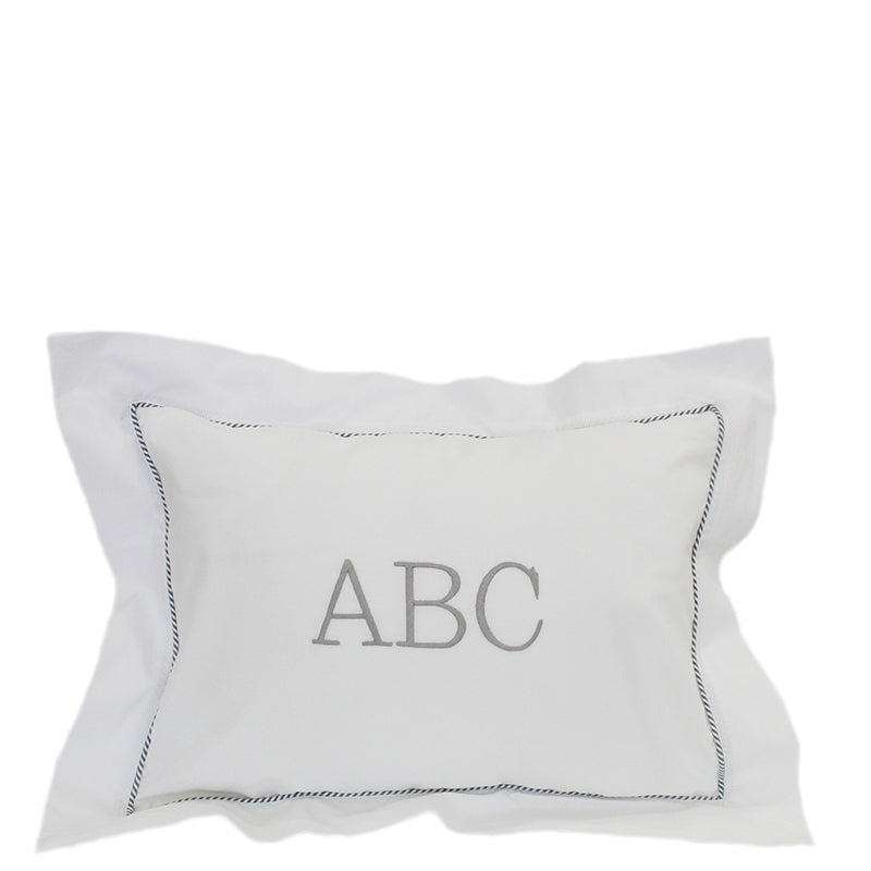 Boudoir Pillow Sham ABC Grey