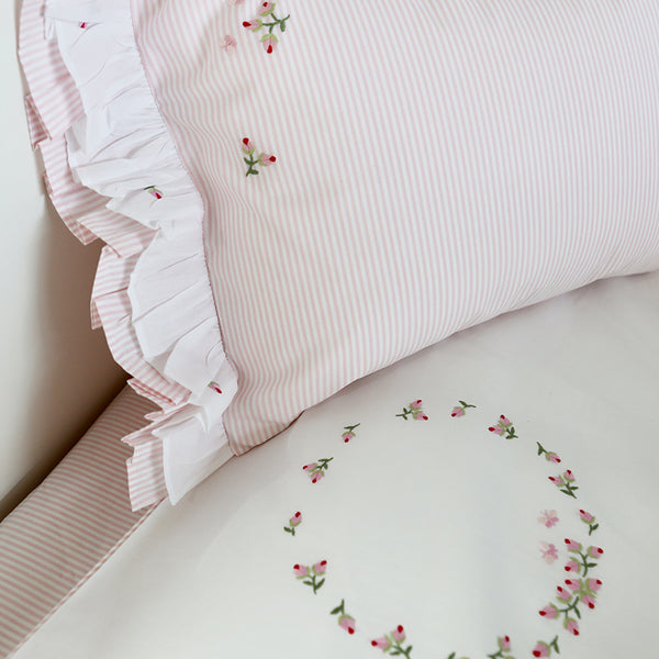 Boudoir Pillow Sham Rosebud Pink