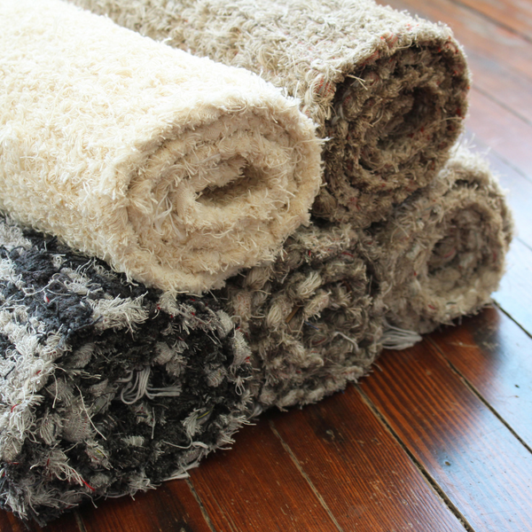 handwoven cotton bath mat custom