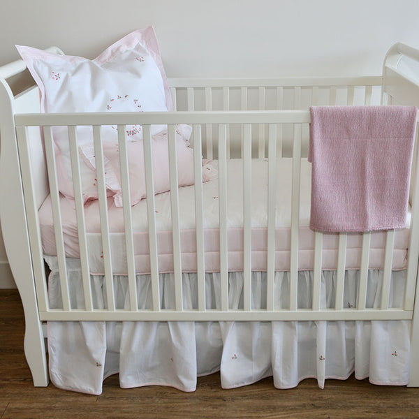 Crib Size Quilt Rosebud Pink