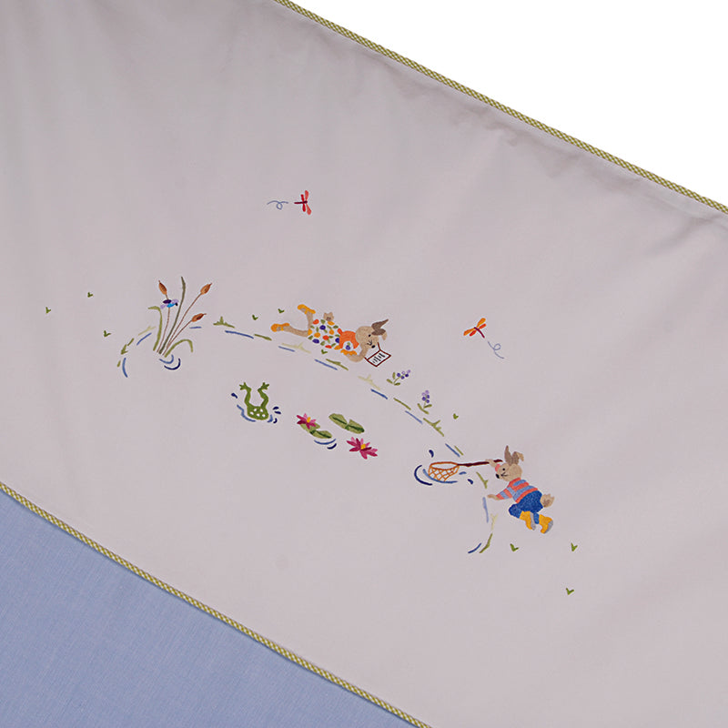 Crib Size Duvet Cover Froggy Pond