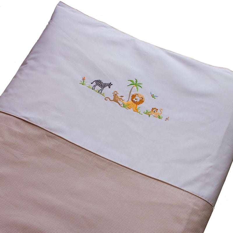 Crib Size Duvet Cover On Safari Beige